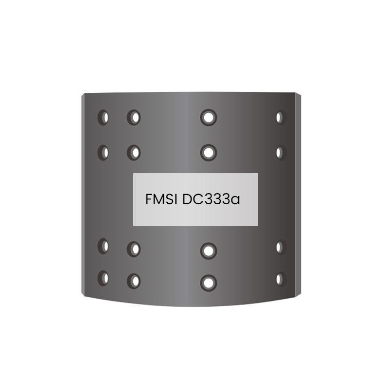 DC333a ผ้าเบรก ระบบเบรกอัตโนมัติ ชิ้นส่วน 18mm ความหนา