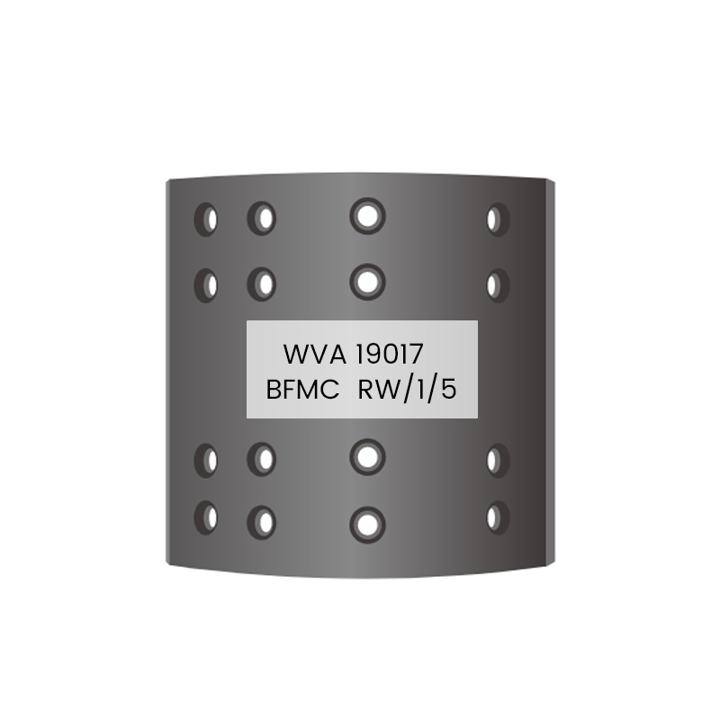 19017 RW/1/5 ผ้าเบรกรถบรรทุกหนักสำหรับ DAF