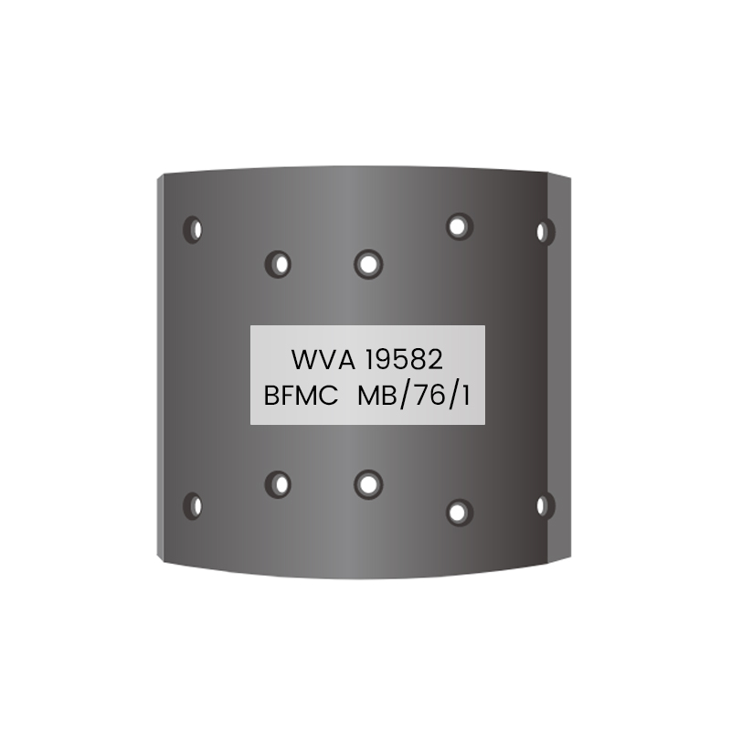 ผ้าเบรกยุโรป 19582 MB/76/1 สำหรับ MAN，MERCEDES-BENZ
