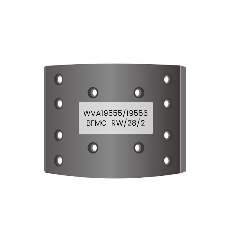 ผ้าเบรกรถบรรทุก 19555/19556 RW/28/2 สำหรับ MERITOR,ROCKWELL