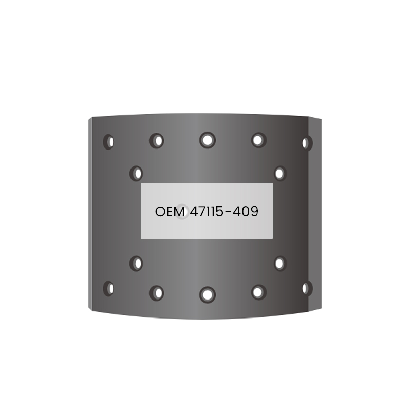 47115-409 ผ้าเบรกรถบรรทุกหนักสำหรับ ISUZU