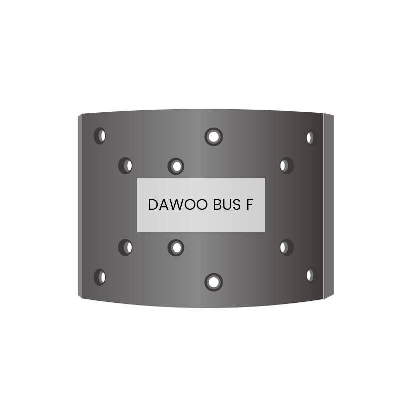ผ้าเบรกรถบรรทุกหนักเกาหลี DAEWOO BUS F