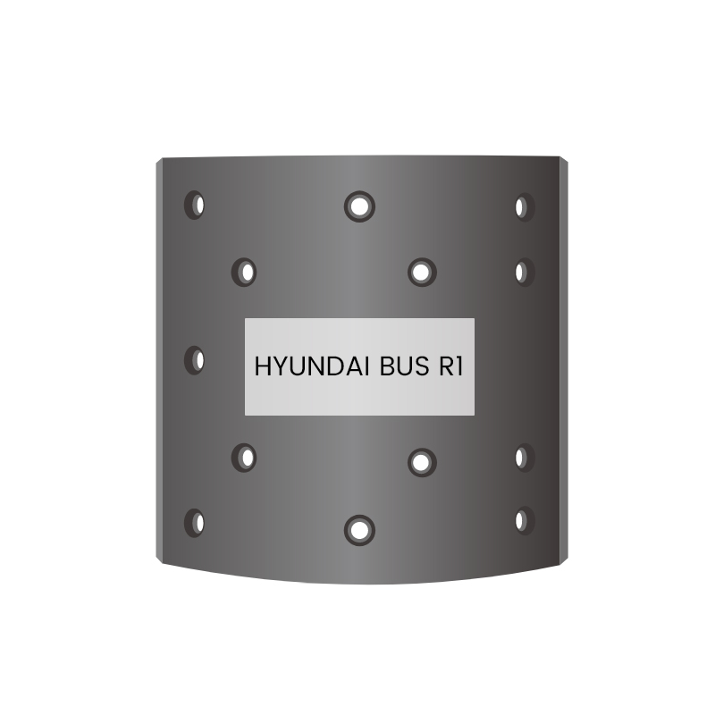 ผ้าเบรกรถบรรทุกหนักเกาหลี HYUNDAI BUS R1
