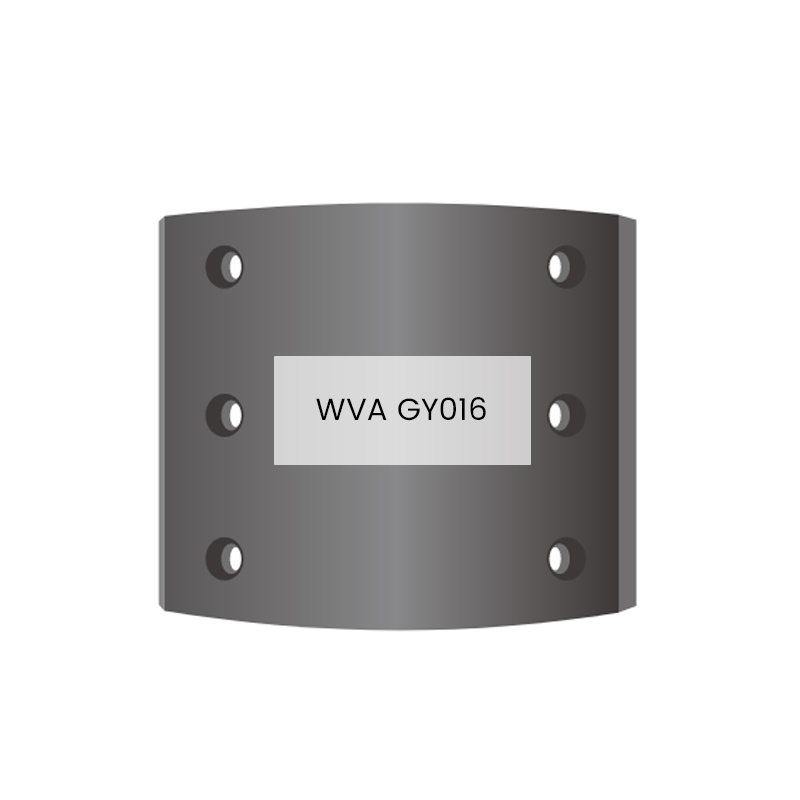 GY016 ผ้าเบรก 14.5มม. หนา 6รู