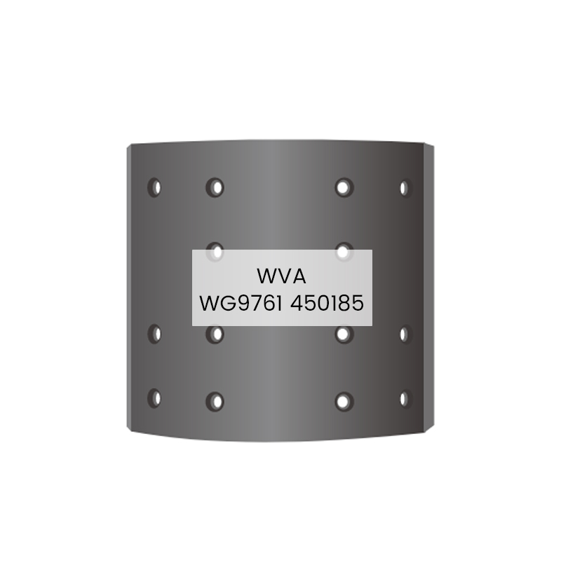 WG9761 450185 ผ้าเบรกรถบรรทุกหนักสำหรับ HOWO